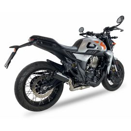 Escape completo IXIL RB não homologado em aço preto para ZONTES R 350 22-23 | T 350 22-23 | X 350 22-23 | GK 350 22-23