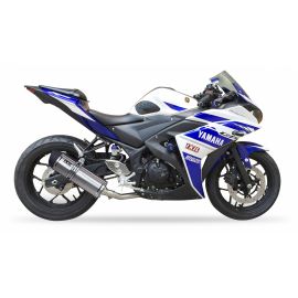 Échappement complet IXIL SOVE non homologué en acier inoxydable pour YAMAHA MT 03 (321 CC) 15-21 | YZF R3 15-21