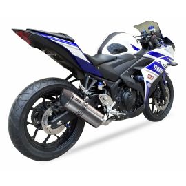 Escape completo IXIL SOVE no homologado en acero inox. para YAMAHA MT 03 (321 CC) 15-21 | YZF R3 15-21