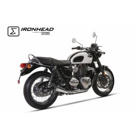 Escape esquerdo IXL OVC11SS homologado em aço inox. para TRIUMPH BONNEVILLE T100 18-20 | BONNEVILLE T120 2016