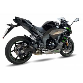 Escape IXIL RC3B homologado em aço preto para KAWASAKI NINJA 1000 SX 20-24