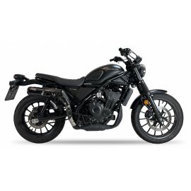 Escape IXIL RB não homologado em aço preto para HONDA CL 500 23-24