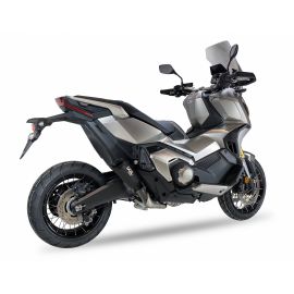 Escape IXIL RB homologado em aço preto para HONDA X-ADV 750 17-24 | FORZA 750 21-24