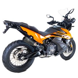 Échappement IXRACE MK2B homologué en acier noir pour KTM 890 SMT 23-24 | 890 ADVENTURE 20-24 | 790 ADVENTURE / R / RALLY 19-20