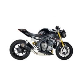 Escape IXRACE MK1B no homologado en acero negro para TRIUMPH SPEED TRIPLE 1200  20-23