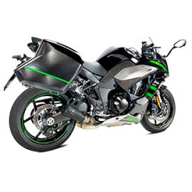 Escape IXRACE MK2B homologado en acero negro para KAWASAKI NINJA 1000 SX 20-24