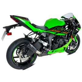 Escape IXRACE MK2B no homologado en acero negro para KAWASAKI ZX-6R / 636 2024