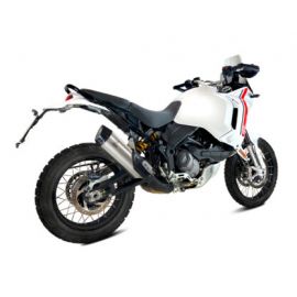 Escape IXRACE DESERT no homologado en acero inox. para DUCATI DESERT X 950 22-23