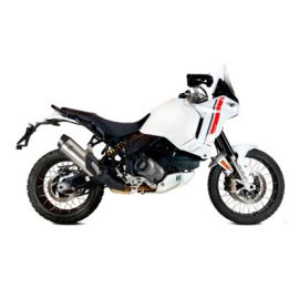 Échappement IXRACE DESERT non homologué en acier inoxydable pour DUCATI DESERT X 950 22-23