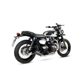 Escape completo IXRACE MK2B não homologado em aço inoxidável para TRIUMPH STREET SCRAMBLER 900 17-22