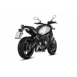 Ligne compléte homologué Storm OVAL en Acier inox. position standard pour YAMAHA XSR 900 16-20