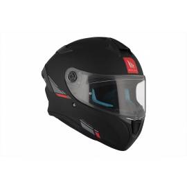 Casque intégral MT Helmets Targo S Solid A1 Noir matt