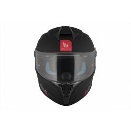 Casque intégral MT Helmets Targo S Solid A1 Noir matt