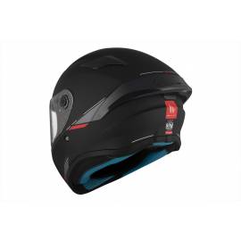 Casque intégral MT Helmets Targo S Solid A1 Noir matt