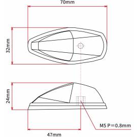 Intermitentes led DRC NO homologado modelo 618