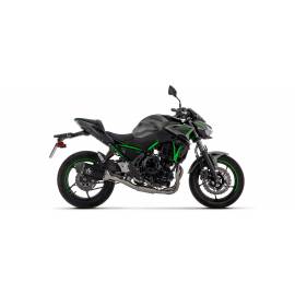 Escape completo Arrow Veloce NO Homologado en aluminio negro para KAWASAKI NINJA 650 2024 | Z 650 2024