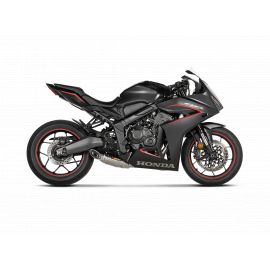 Escape completo Racing Akrapovic não homologado em titânio para HONDA CB 650 R / NEO SPORTS CAFÉ 2024 | CBR 650 R 2024