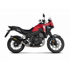 Escape Akrapovic homologado en carbono para HONDA CB 400 X 2016 | CBR 400 R 2016 | CB 500 F / HORNET / X 2024 | CBR 500 R 2024 | NX 500 2024