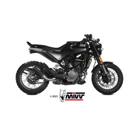 Escape no homologado Mivv MK3 en Carbono para HUSQVARNA SVARTPILEN 125 21-23