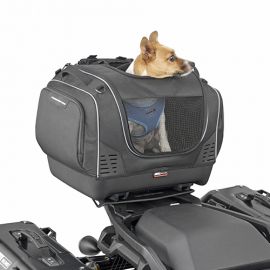 Top bag avec système d’accrochage MONOKEY destiné au transport d’animaux