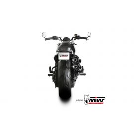 Escape homologado Mivv HR-1 en Acero negro para HARLEY-DAVIDSON SPORTSTER S 21-24