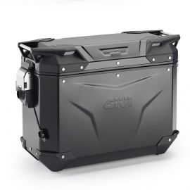 Valise latérale Givi Trekker Outback EVO SMART aluminium noir, 37 L