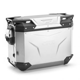 Valise latérale Givi Trekker Outback EVO SMART aluminium naturel, 37 L