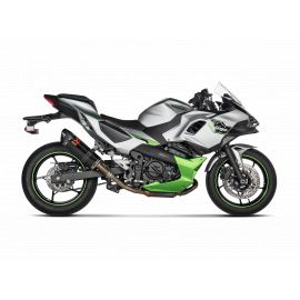 Échappement Akrapovic non homologué en carbone pour KAWASAKI NINJA 7 HYBRID 2024