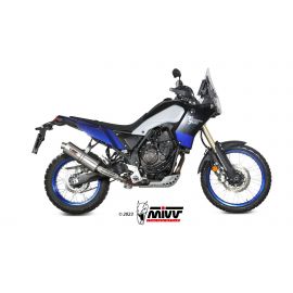 Escape aprovado Mivv OVAL em titânio para YAMAHA XTZ 700 TENERE 19-24