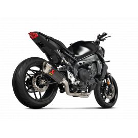 Échappement complet Racing Akrapovic non homologué en carbone pour YAMAHA MT 09 21-23