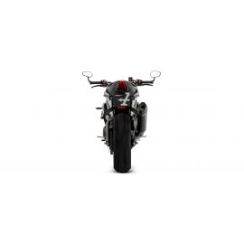 Échappement ARROW Veloce non homologué en aluminium noir pour TRIUMPH STREET TRIPLE 765 / R / RS 20-22