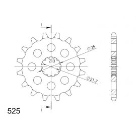 Kit de transmission DID Super Renforcé doré Avec Joints Spy pour Suzuki GSR 750 11-16