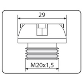 Tapón de aceite motor Puig 6155 Hi-Tech para motos SUZUKI, APRILIA, YAMAHA (Ver modelos compatibles)