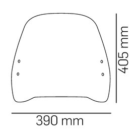 Cúpula Puig Urban ahumado o transparente 8180 para moto SYM FIDDLE II 50/125 07-23 | SYMPHONY 125 15-20 | SYMPHONY 200I 18-20