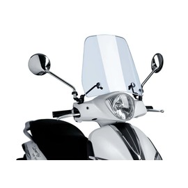 Cúpula Puig Urban ahumado o transparente 8469 para moto PIAGGIO LIBERTY 50 / S 01-03 | LIBERTY 125 / S 11-24 | LIBERTY 150 15-22