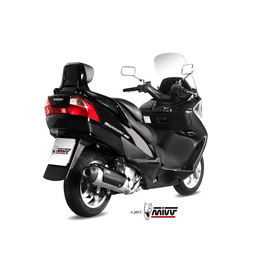 Escape completo no homologado Mivv URBAN en Acero inox. para SUZUKI BURGMAN 250 03-06 | BURGMAN 400 03-06