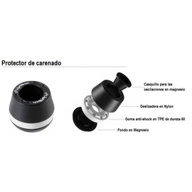 Protector de caída Lightech STEKA210 para Kawasaki ZX10R 11-20